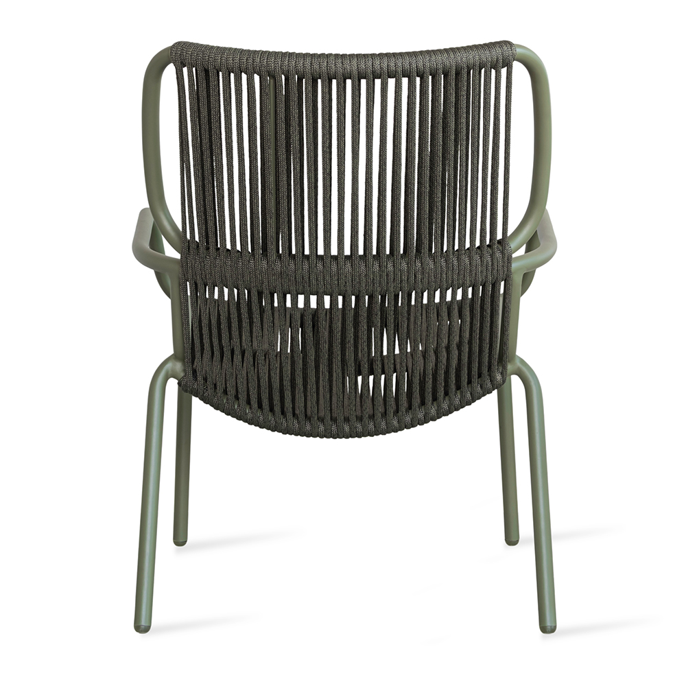 Vincent Sheppard_Ribbon Lounge Chair_Moss_Back_FF